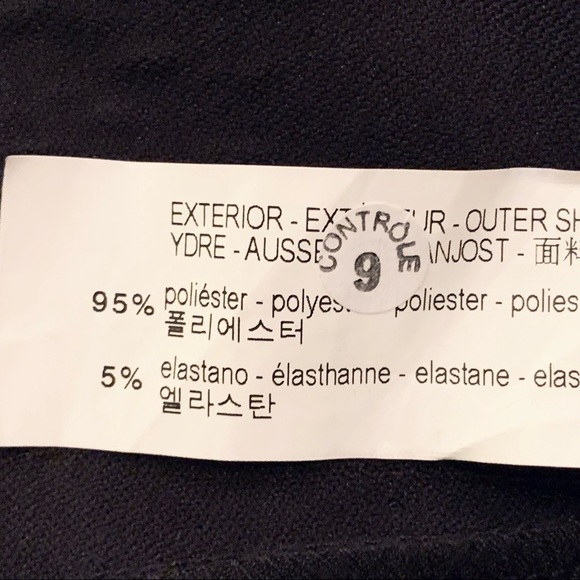 ZARA Black Faux Pearls Peplum Mini Skirt Size Small - Picture 9 of 10